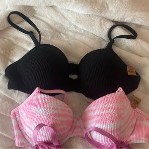 2 push-up swim tops